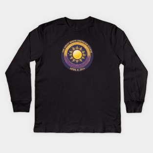 Total Solar Eclipse Kids Long Sleeve T-Shirt